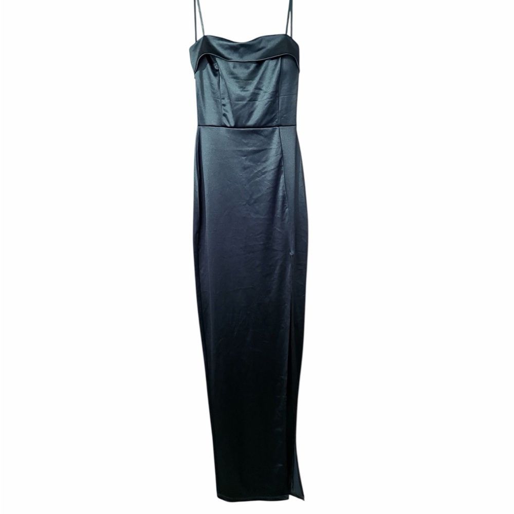 Windsor Strapless Forest Green Dress